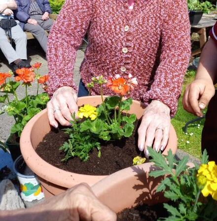 resident gardening
