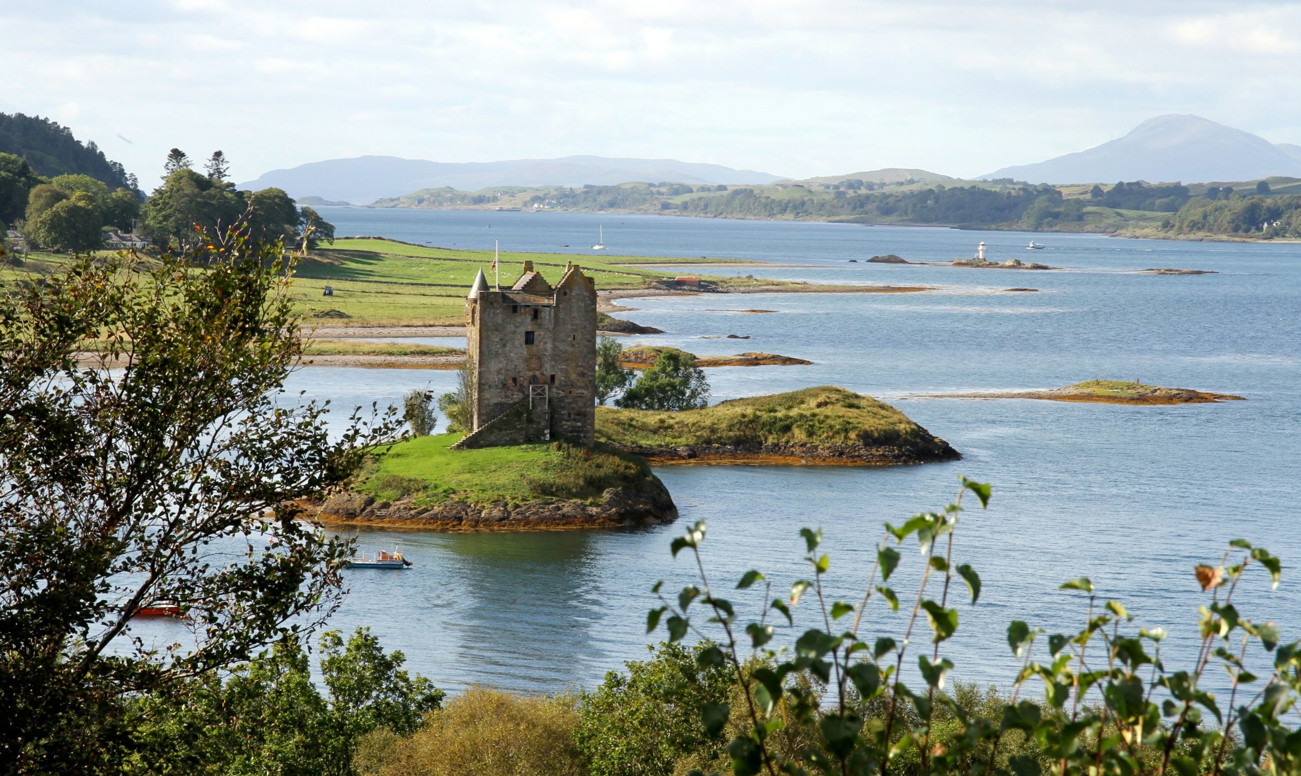 Castle Surrounded by Water in Argyll & Bute