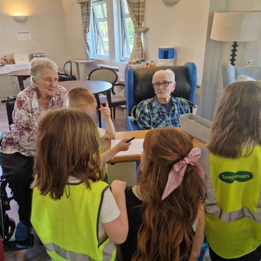 Etive House Care Home was recently visited by 35 P1 and P2 children from Lochnell School, creating joy and fostering community spirit between generations.