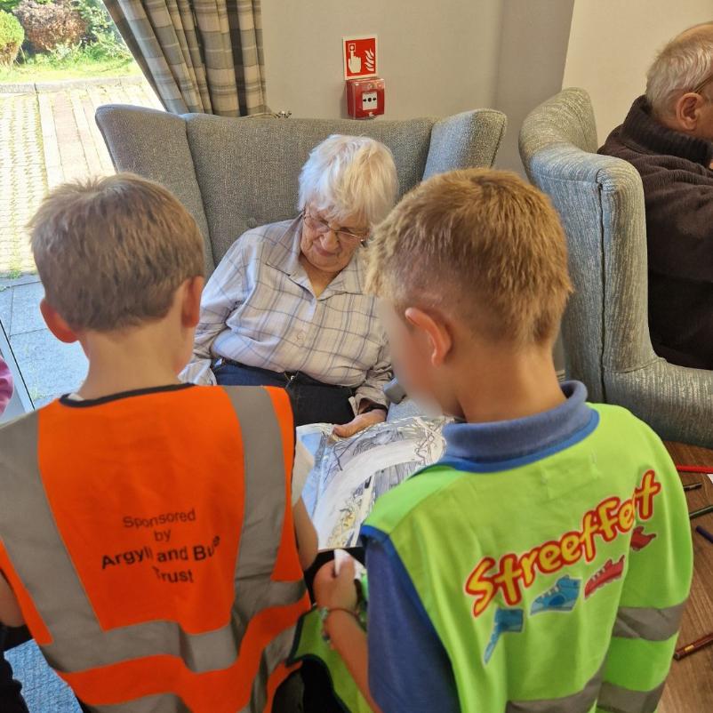 Etive House Care Home was recently visited by 35 P1 and P2 children from Lochnell School, creating joy and fostering community spirit between generations.